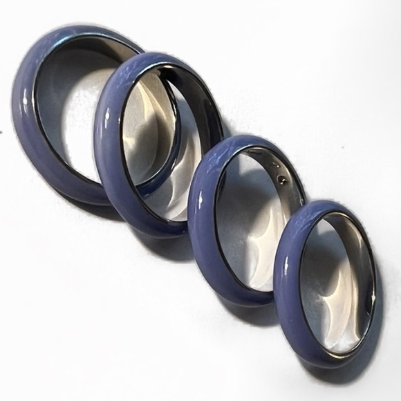 Kate Spade Candy Drops Ring Blue 4 pc. Set - Picture 1 of 6